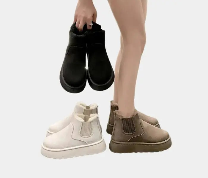 Chaussons d’hiver- en peluche, confortables et antidérapants™ dermacollagene.com