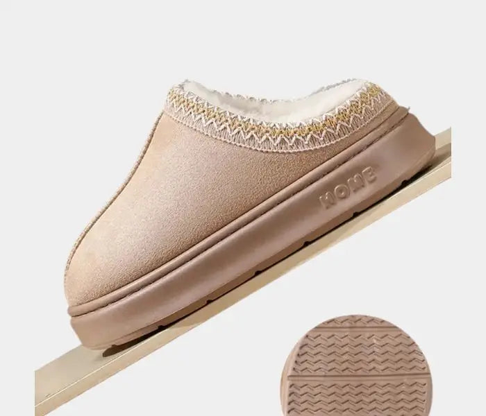 Chaussons en peluche douce pour femmes™ dermacollagene.com