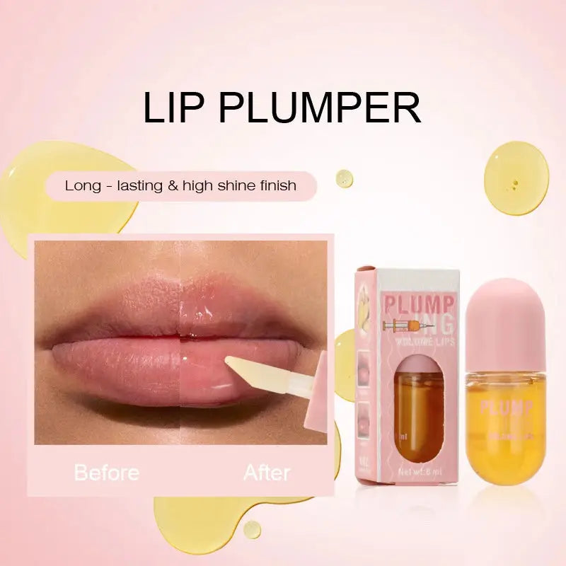 Long Lasting Lip Plumper Oil Instant Volumising Enhancer Lip Serum Collagen Lips Volume Lipgloss Sexy Cosmetic Volume Increases dermacollagene.com