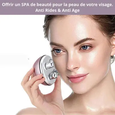 masser votre visage avec masseur electrique