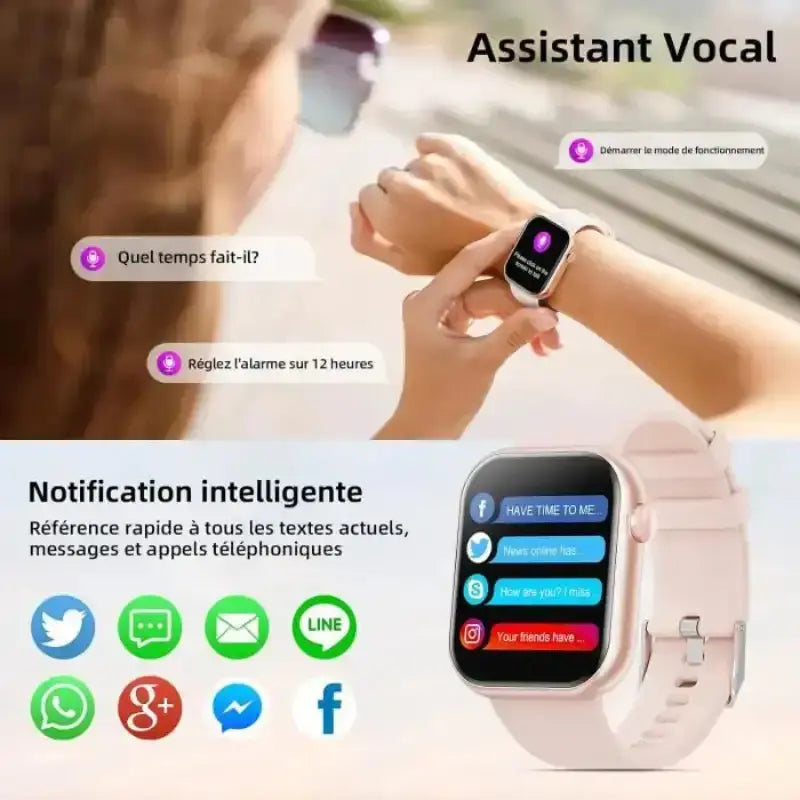 montre connectée pour appeler la famille et le travaille